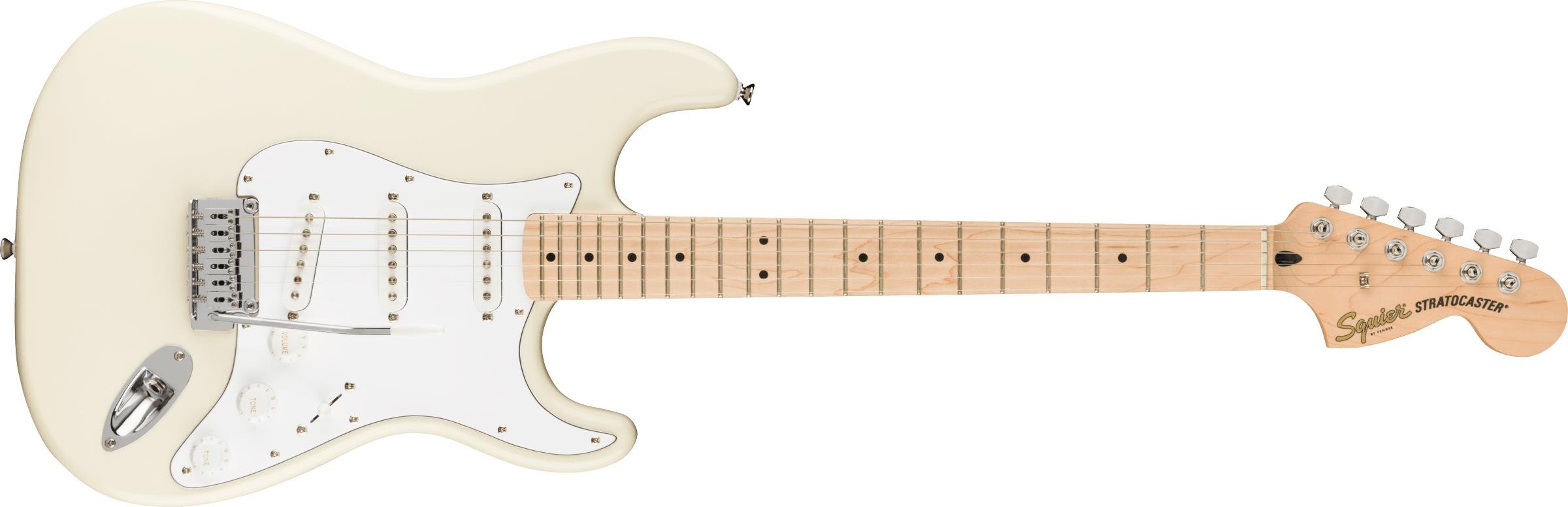 Squier Affinity Stratocaster Akçaağaç Klavye Olympic White Elektro Gitar
