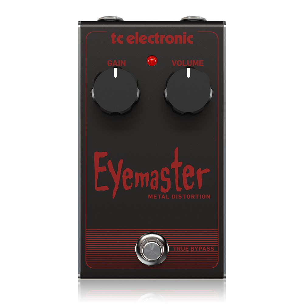 TC Electronic EYEMASTER METAL DISTORTION Skull-Pounding Metal Distortion Pedal