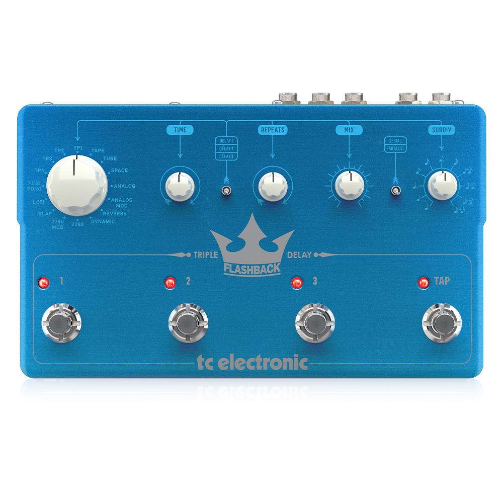 TC Electronic FLASHBACK TRIPLE DELAY Intuitive Three-Engine Delay Pedalı