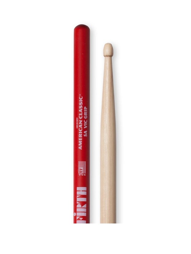 VICFIRTH V5AVG BAGET 5A GRIP, HICKORY, 0.565