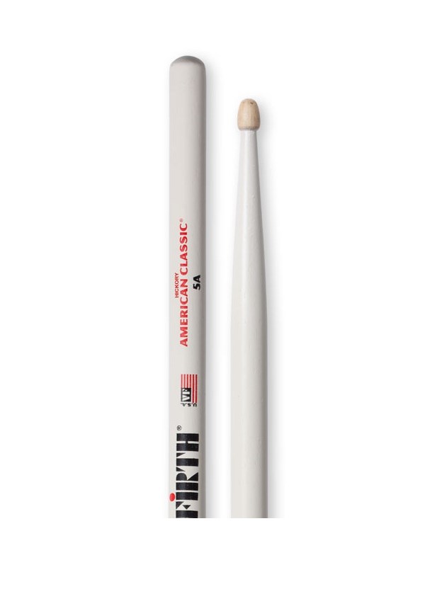 VICFIRTH V5AW BAGET 5A WOOD WHITE, HICKORY, 0.565
