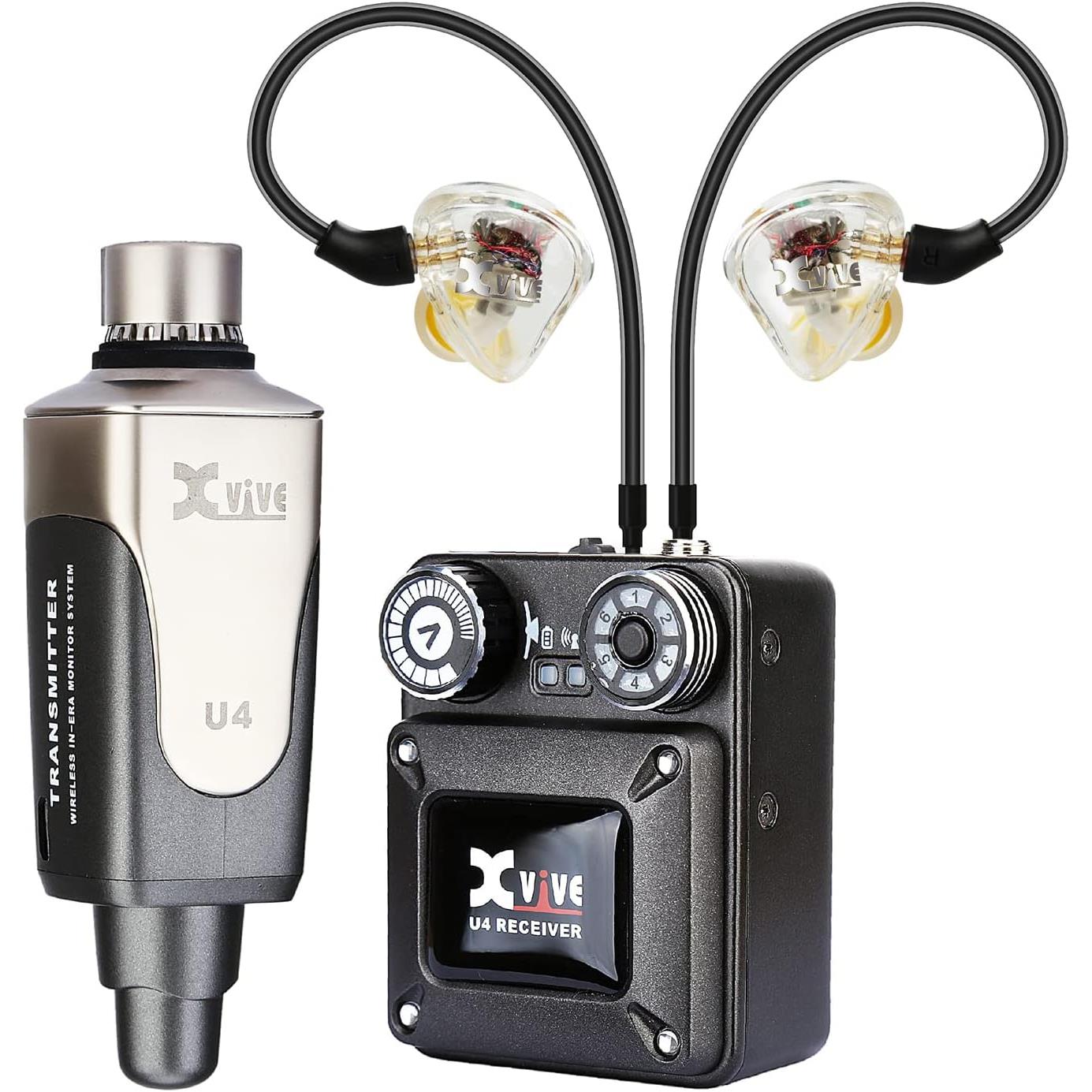 Xvive XV-T9 Çift Balanslı Sürücülü In-ear Monitör Kulaklık - Siyah