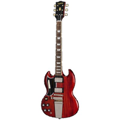 Epiphone IGC 1964 SG Standard Reissue Maestro Vibrola Solak Elektro Gitar (Cherry Red)