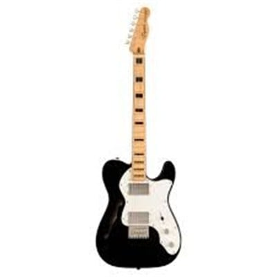 Squier Limited Edition Classic Vibe 70s Telecaster Thinline Akçaağaç Klavye Block Bound PPG Black Elektro Gitar