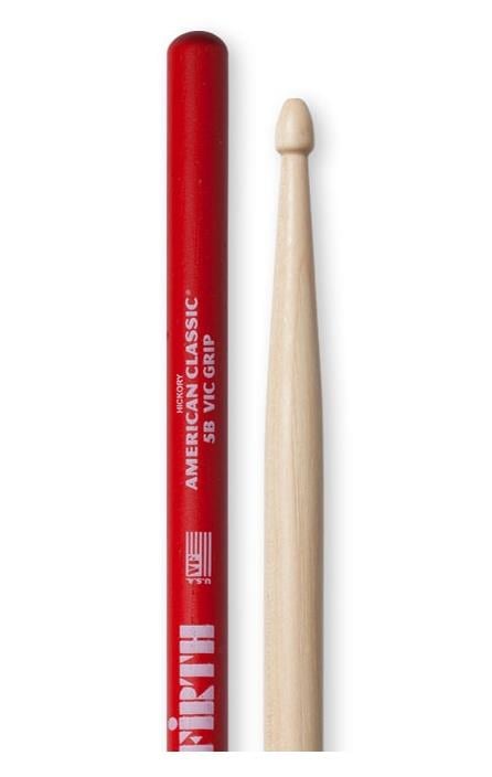 BAGET(ÇİFT) VIC 5B GRIP, HICKORY, 0.595
