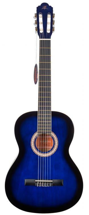 BARCELONA LC 3900 BB Mavi Siyah Sunburst Klasik Gitar