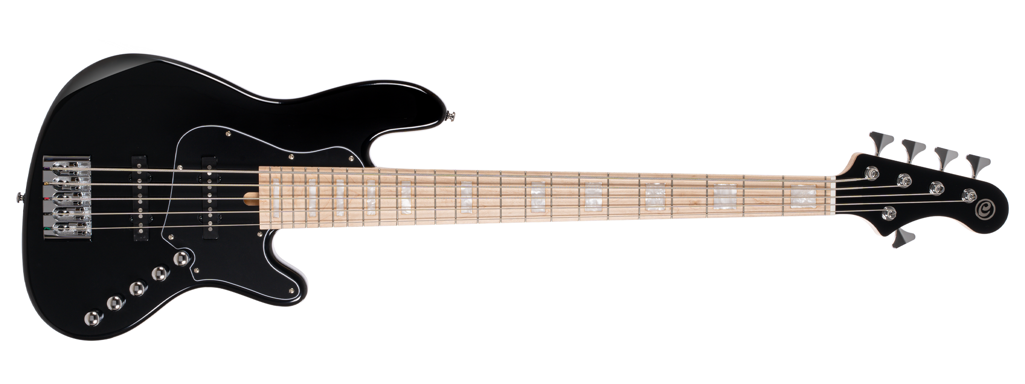 BAS GİTAR, 5 TELLİ, SİYAH, ÇANTALI