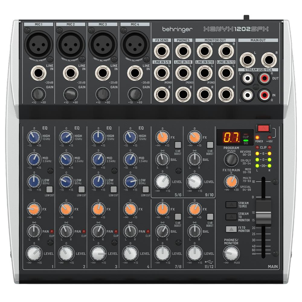 BEHRINGER 1202SFX Xenyx Analog Mixer