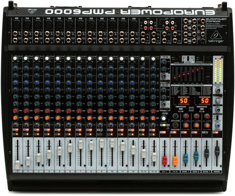 BEHRINGER EUROPOWER PMP6000 1600W 20 Kanal Power Mikser