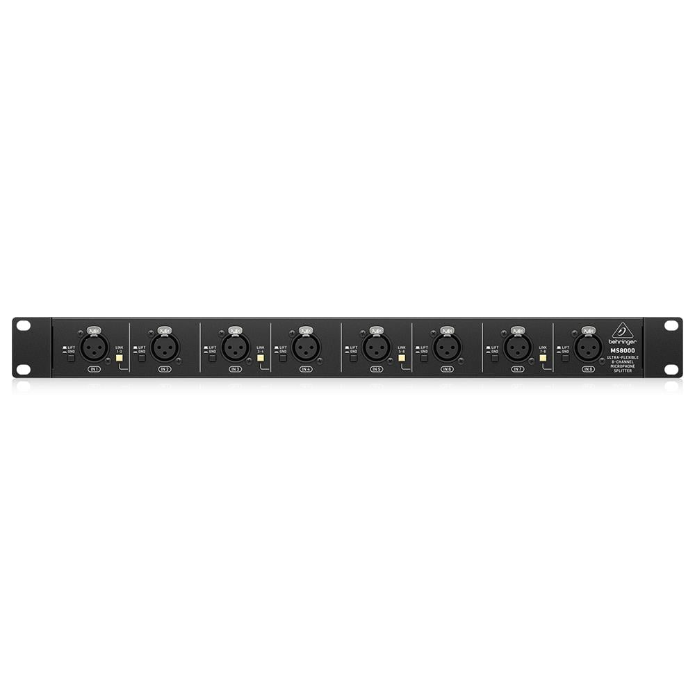 BEHRINGER MS8000 Ultra-Flexible 8 Kanal Mikrofon Splitter
