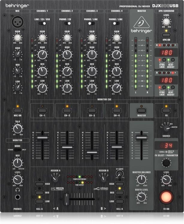 BEHRINGER Pro Mixer DJX900USB 5 Kanallı USB Dj Mikser