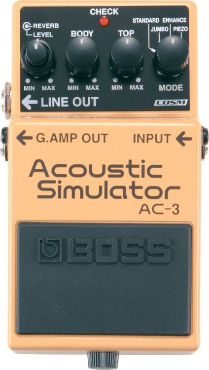 Boss AC-3 Acoustic Simulator Kompakt Efekt Pedalı