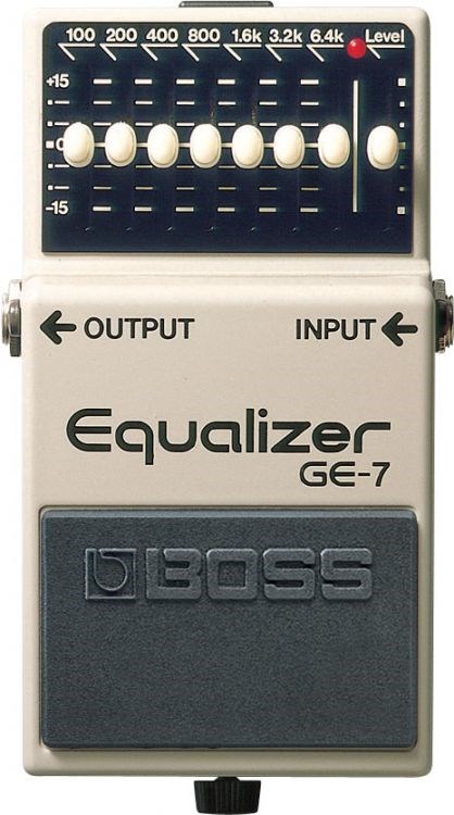 BOSS GE-7 7-BAND EQ Grafik Equalizer Efekt Pedalı