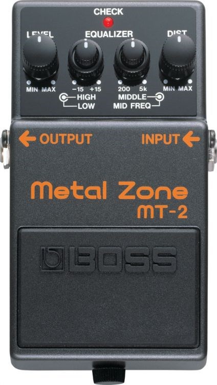 BOSS MT-2 Metal Zone Distortion Kompakt Efekt Pedalı