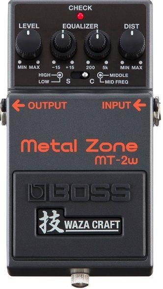 BOSS MT-2W Waza Metal Zone Distortion Pedalı