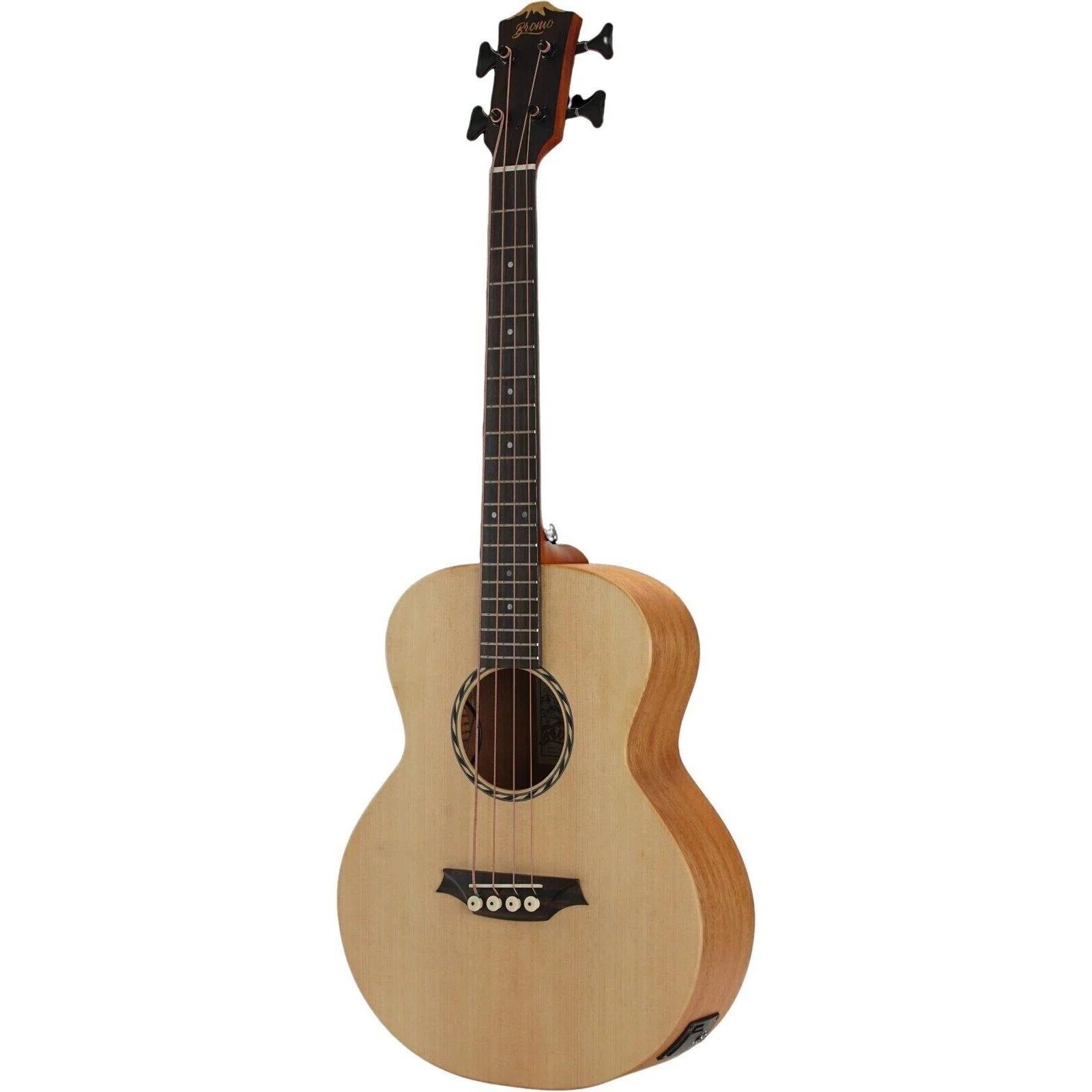 Bromo BAT8E Elektro Akustik Bas Gitar (Natural)