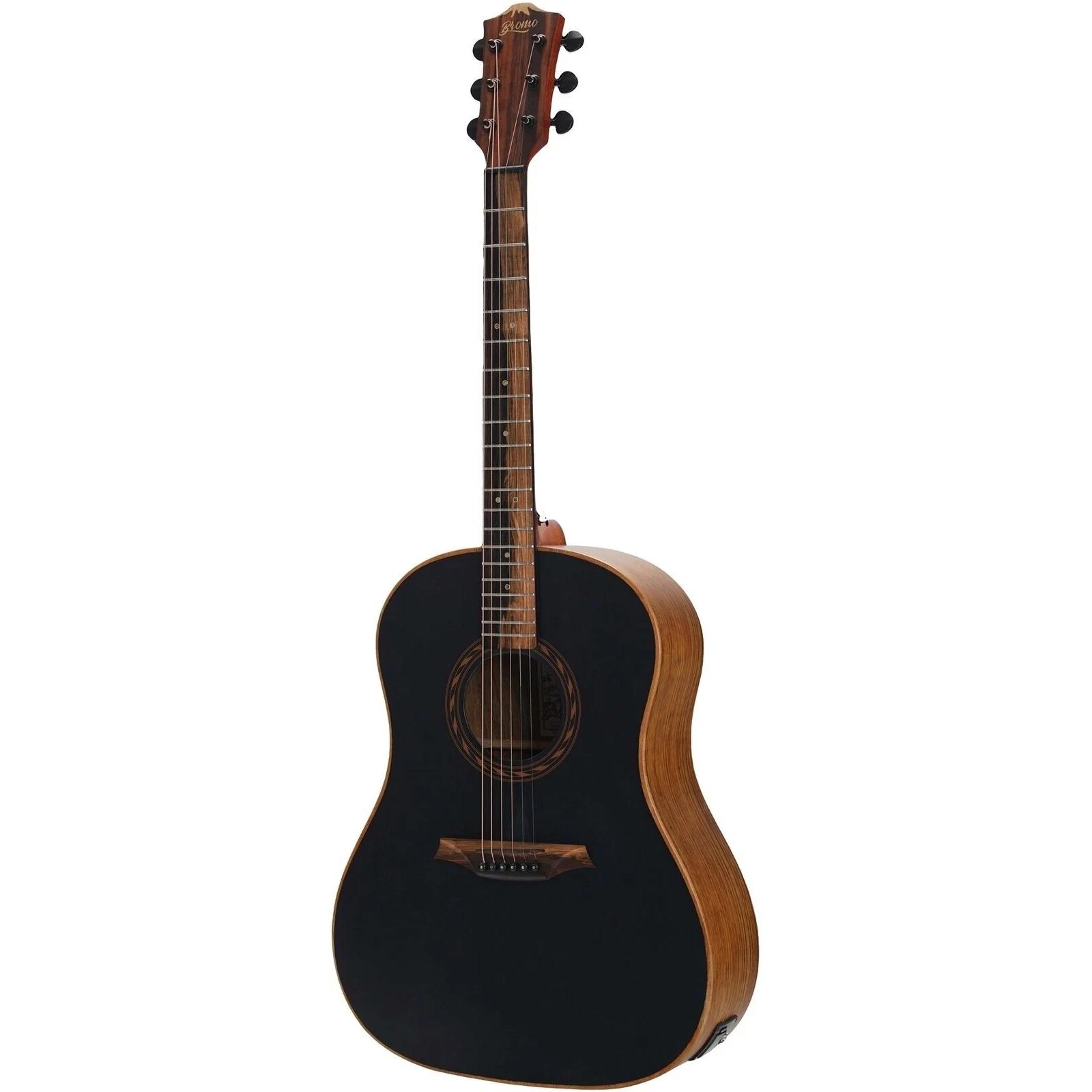 Bromo BAT9ME/BK Danali Series Auditorium Elektro Akustik Gitar (Siyah)