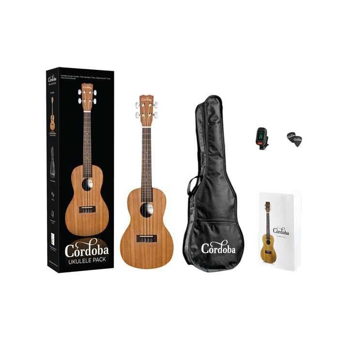 Cordoba UP100 Concert Ukulele Seti