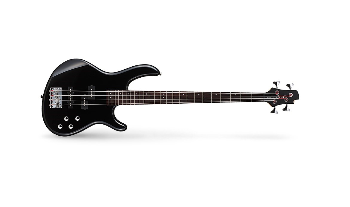 CORT AB4PLUSBK BASS GİTAR, AKTİF 4 TELLİ SİYAH
