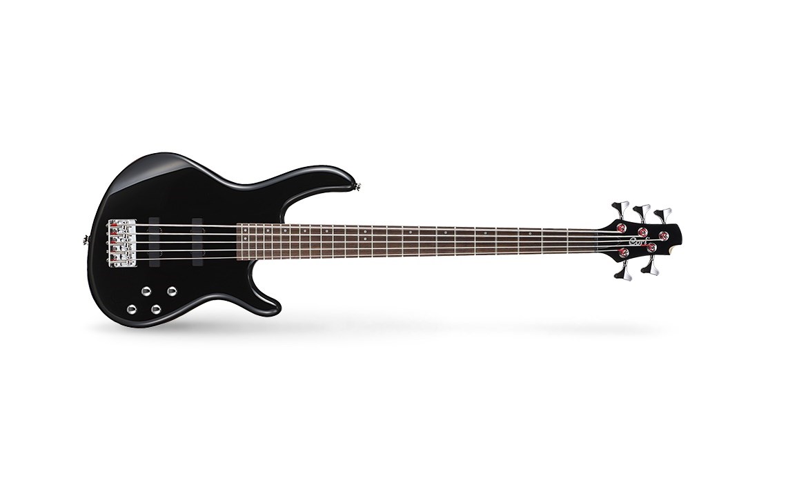 CORT AB5PLUSBK BASS GİTAR, AKTİF 5 TELLİ, SİYAH