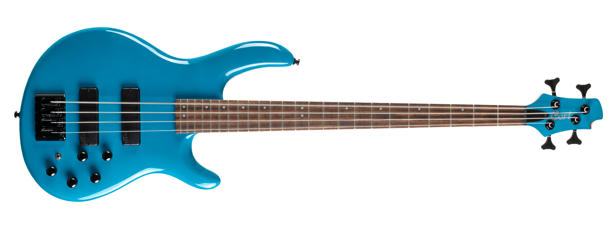 CORT C4 DELUXE CBL BASS GİTAR, 4 TELLİ, ŞEKER MAVİSİ