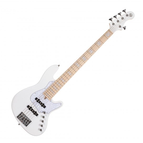 CORT NJS5WHT BASS GİTAR, 5 TELLİ, ÇANTALI, BEYAZ