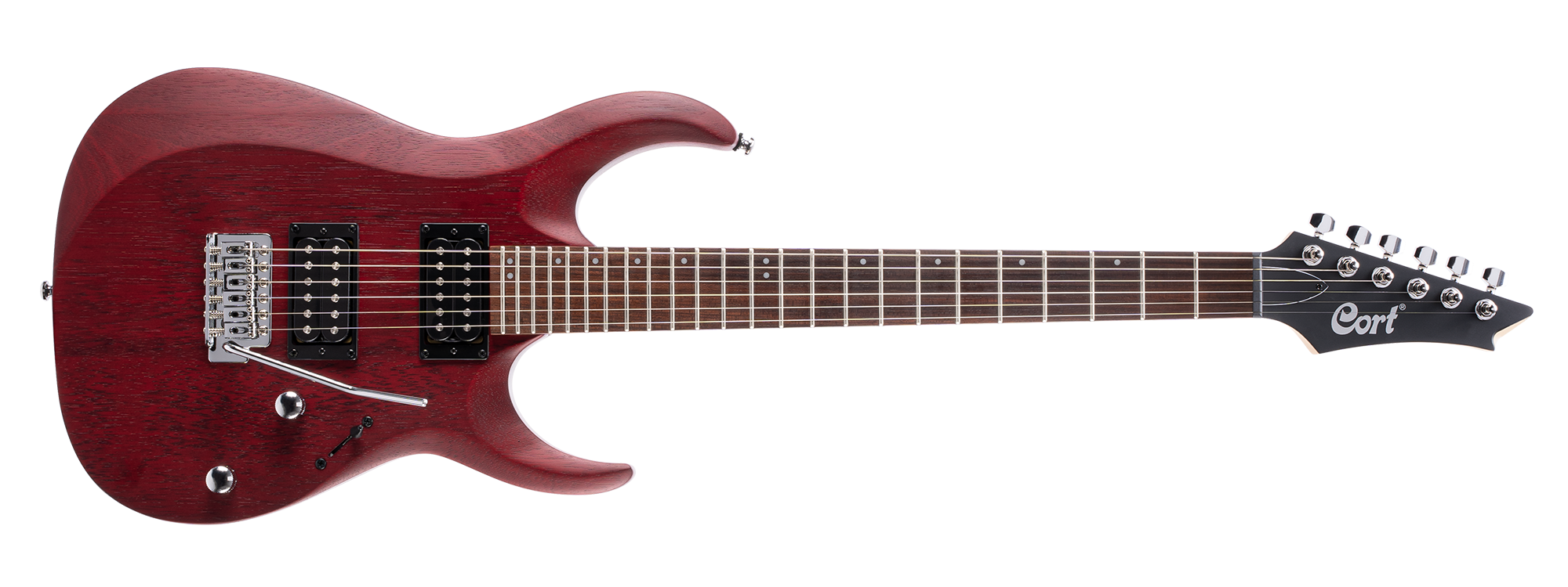 CORT X100 OPBC ELEKTRO GİTAR, OPEN PORE BLACK CHERRY (H-H)