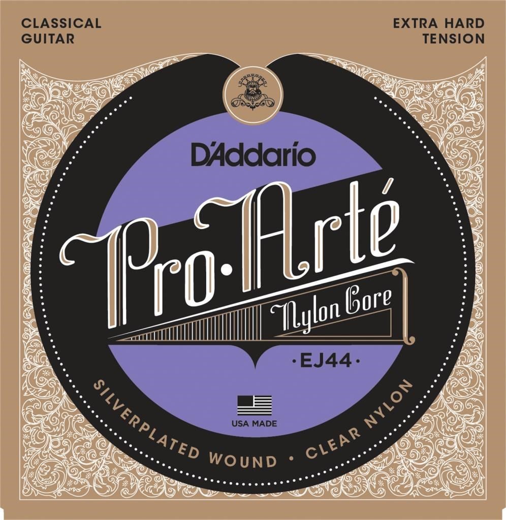 DADDARIO EJ44 KLASİK GİTAR TEL SETİ, SILVERPLATED WOUND, EXTRA HARD TENSION
