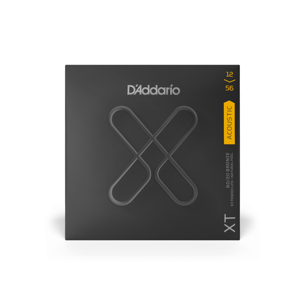 DADDARIO XTABR1256 AKUSTİK GİTAR TEL SETİ, 80/20 LIGHT/MEDIUM BTM