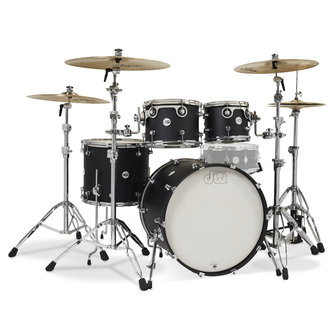 Dw Drums Design Series 4 Parça Akustik Davul Seti (Satin Black)