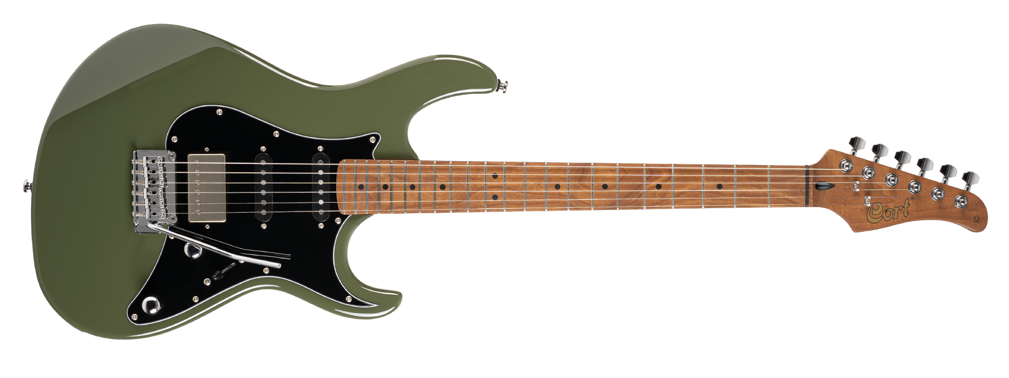 ELEKTRO GİTAR, KOYU ZEYTİN YEŞİLİ