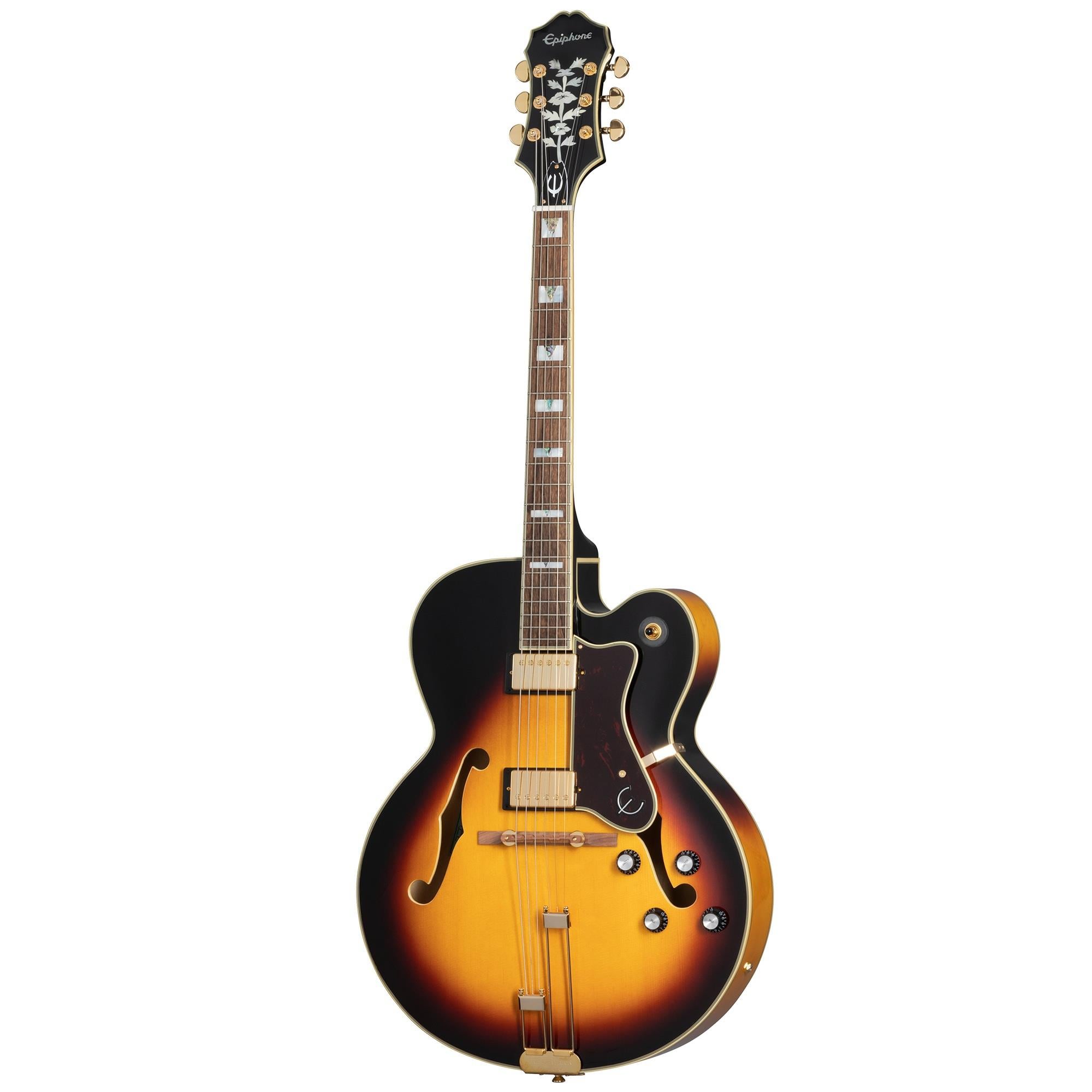 Epiphone Broadway Hollow Body Elektro Gitar (Vintage Sunburst)