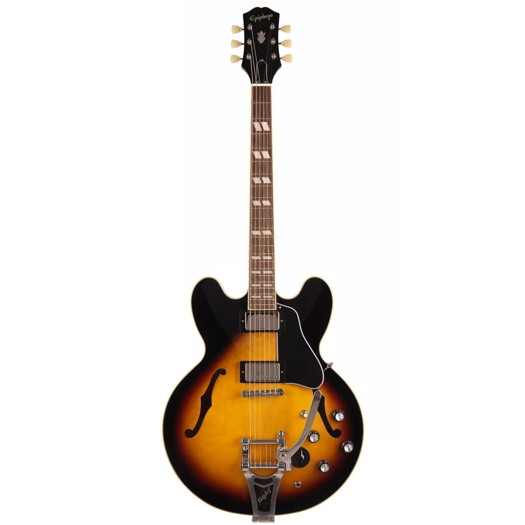 Epiphone Inspired by Gibson ES-345 Varitone Bigsby Elektro Gitar (Vintage Sunburst)