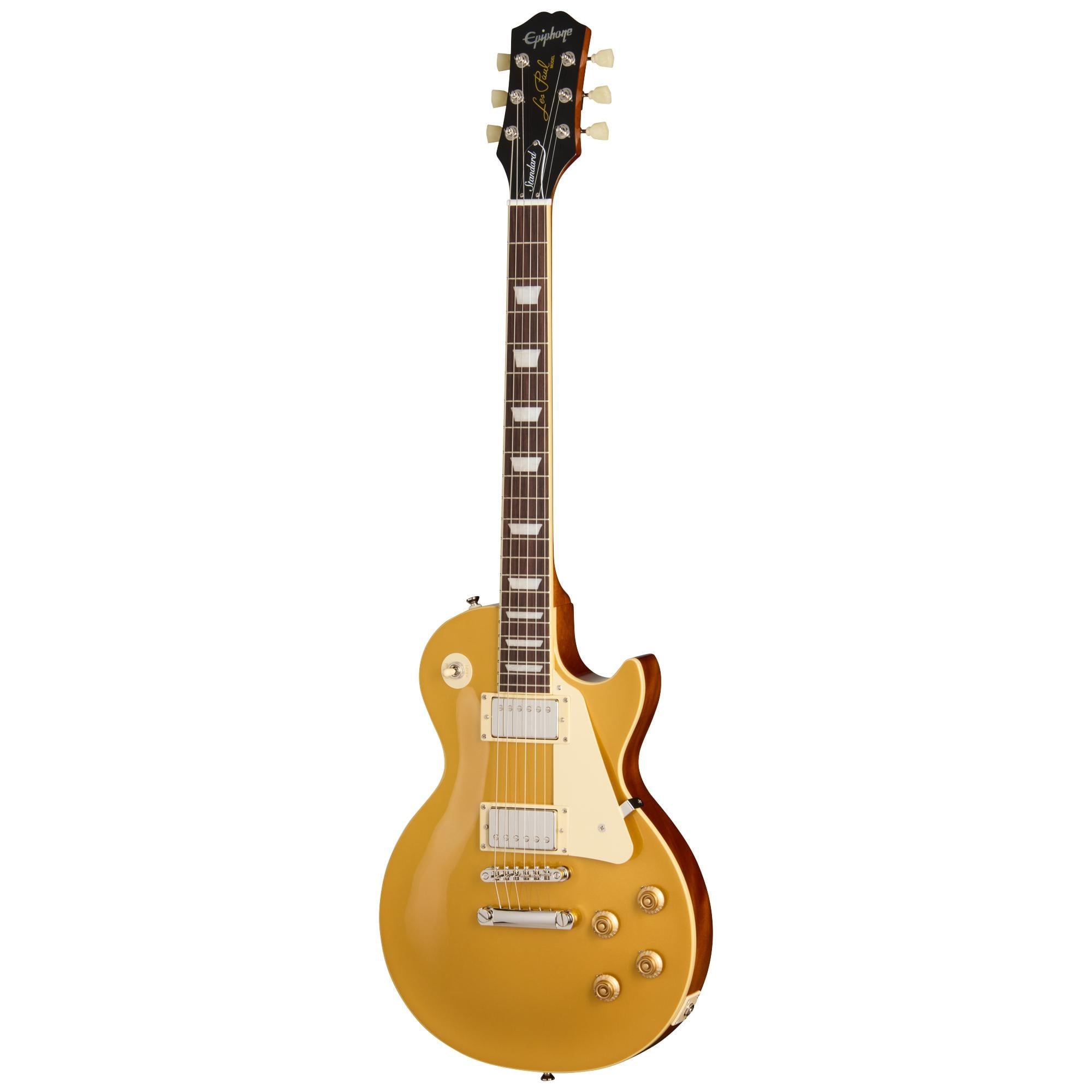 Epiphone Inspired by Gibson Les Paul Standard '50s Elektro Gitar (Goldtop)