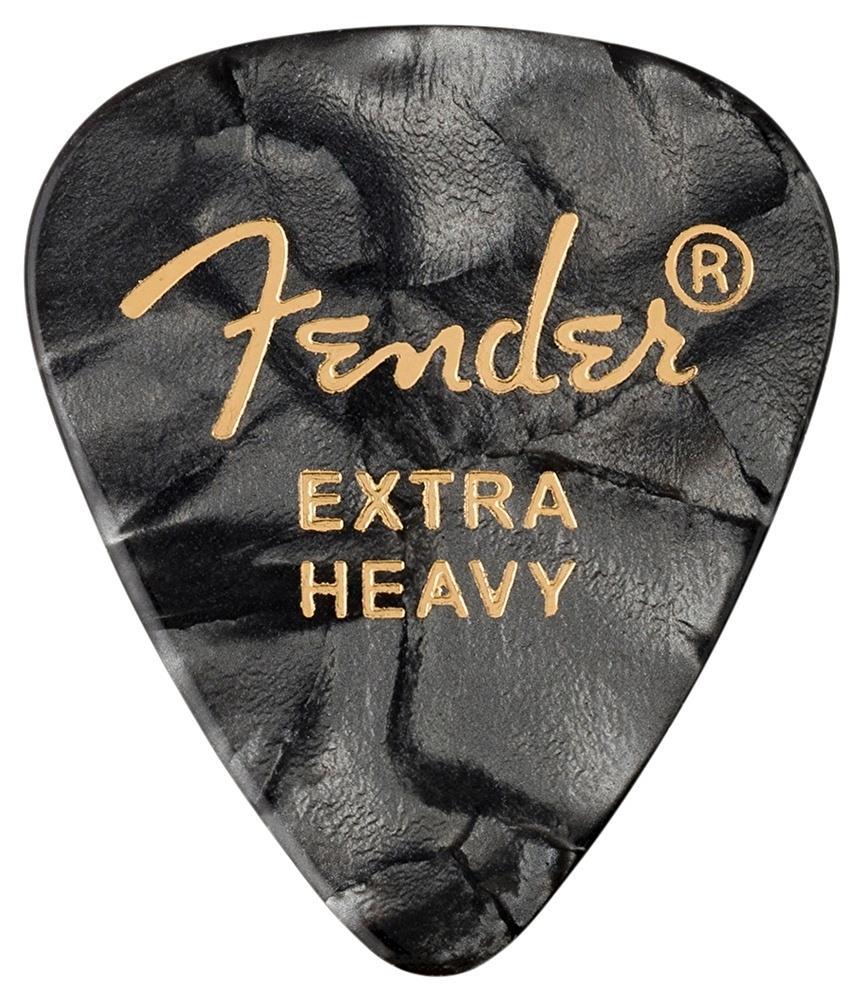 Fender 351 Shape Premium Extra Heavy Black Moto 12 Count Pena