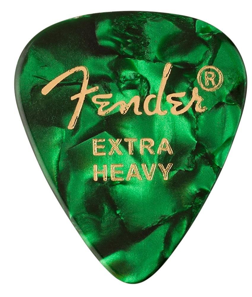 Fender 351 Shape Premium Extra Heavy Green Moto 12 Count Pena