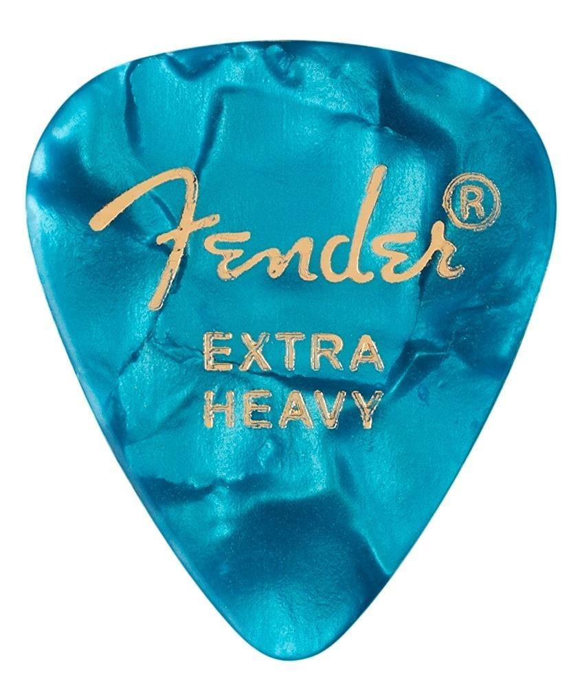 Fender 351 Shape Premium Extra Heavy Ocean Turquoise 12 Count Pena