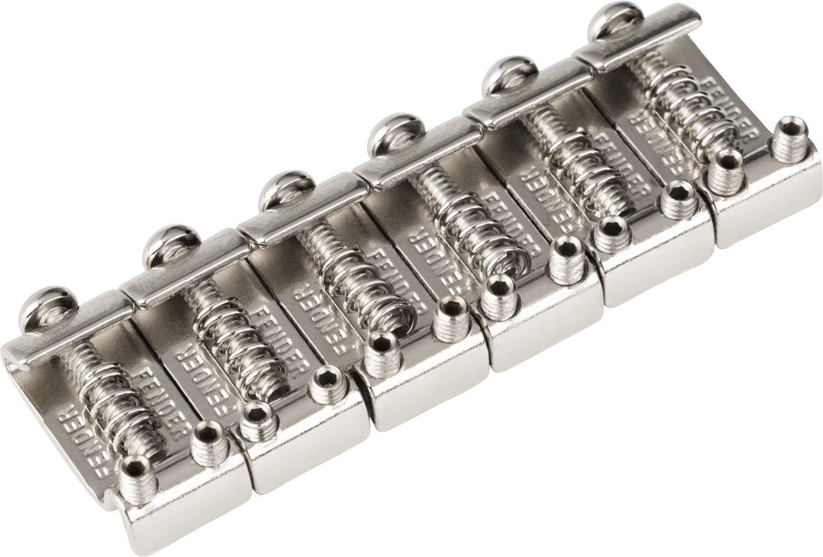 Fender American Standard Stratocaster Bridge Saddles 08-Present Nickel Set of 6 Köprü Yedek Parça