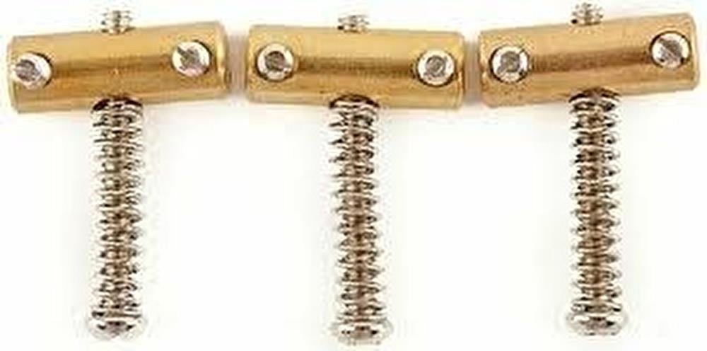 Fender American Vintage Telecaster Compensated Bridge Saddles Brass Köprü Yedek Parça
