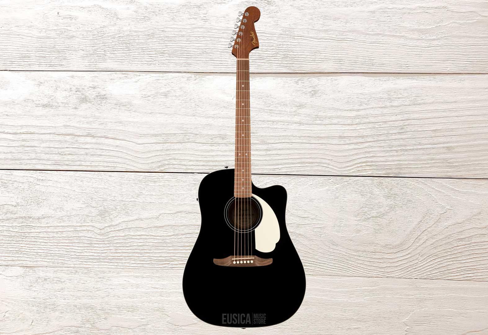 Fender California Standard Redondo CE Siyah Elektro Akustik Gitar