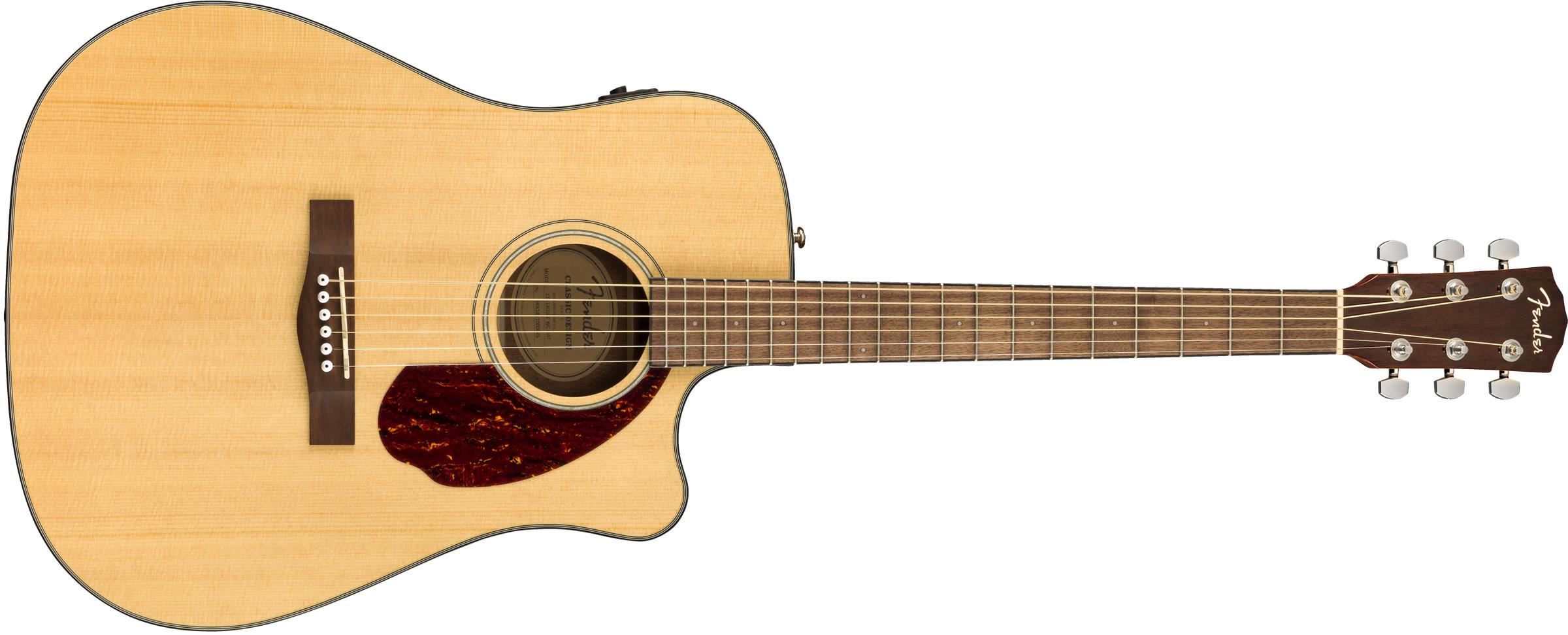 Fender CD-140SCE Dreadnought Natural Elektro Akustik Gitar