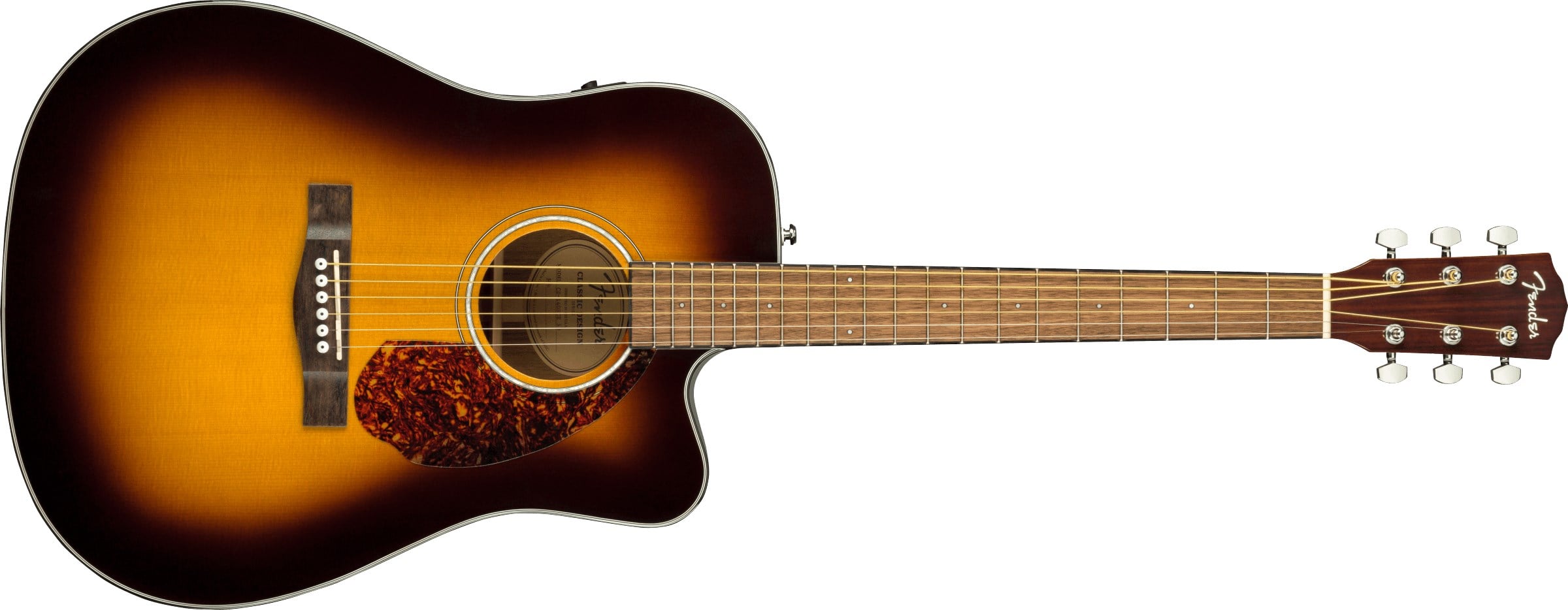 Fender CD-140SCE Dreadnought Sunburst Elektro Akustik Gitar