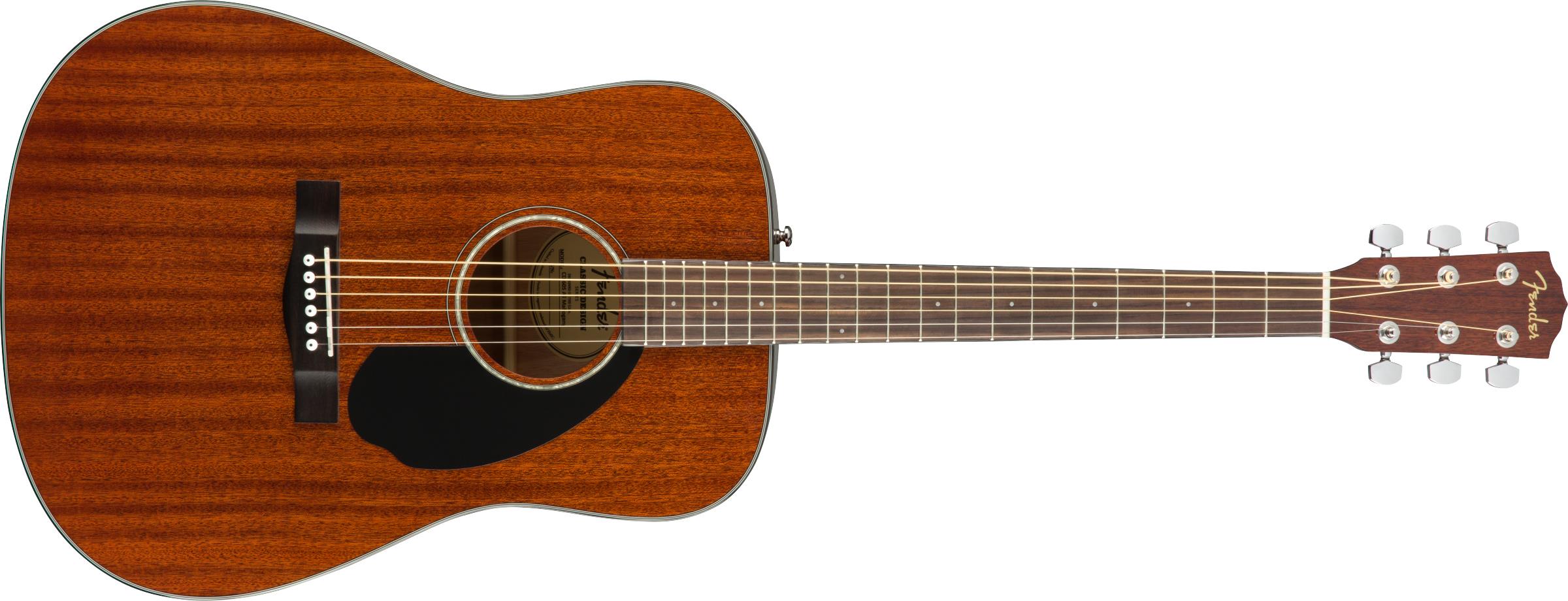 Fender CD-60S Dreadnought Maun Akustik Gitar