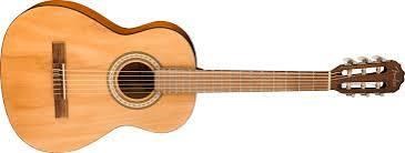 Fender CN-25 Ceviz Klavye Naturel 3/4 Klasik Gitar
