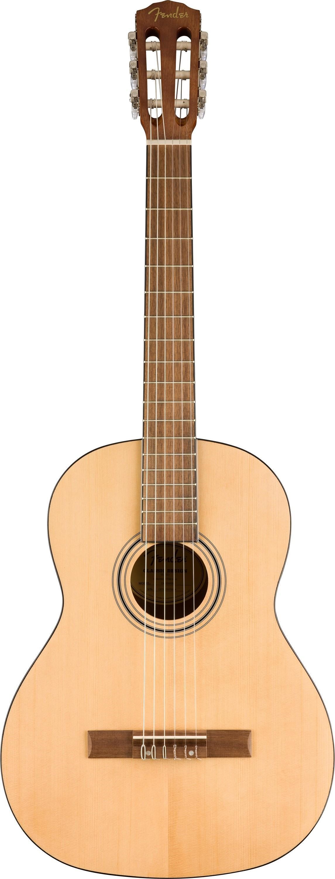 Fender CN-30 Wide Neck Ceviz Klavye Naturel Gig Bag Dahil Klasik Gitar