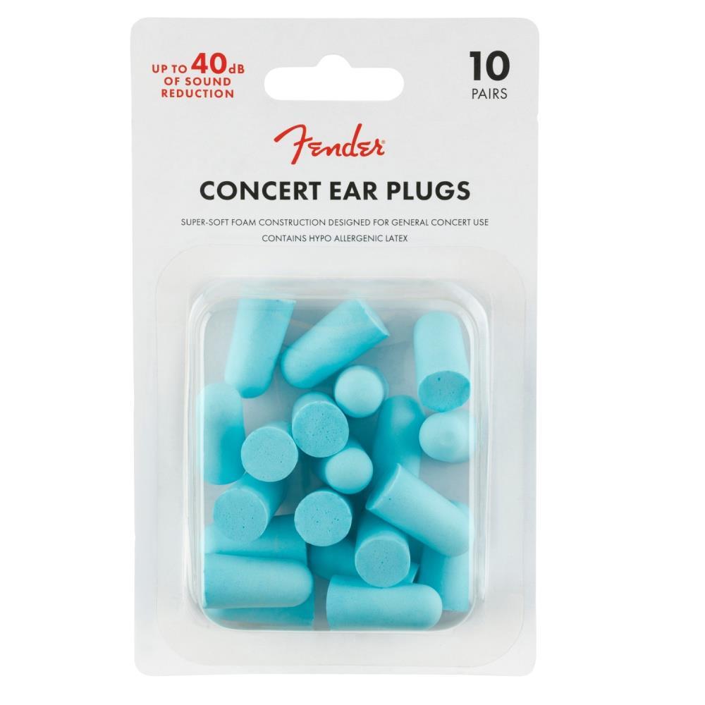 Fender Concert Ear Plugs 10 Pair Daphne Blue Kulak Tıkacı