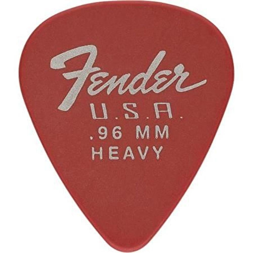 Fender Dura-Tone 351 Shape .96 Fiesta Red 12-Adet Pena