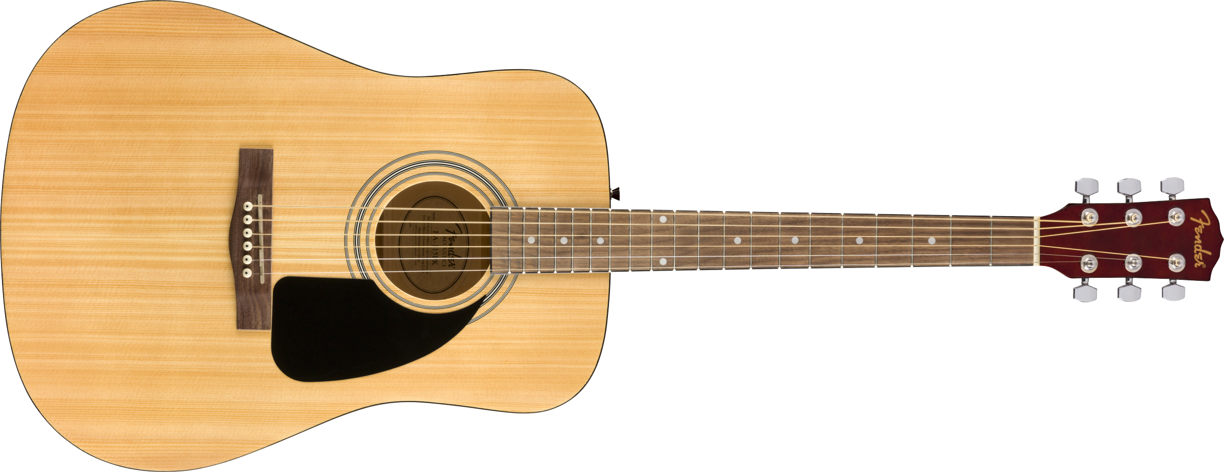 Fender FA-115 Dreadnought Natural Ceviz Klavye Akustik Gitar Paketi
