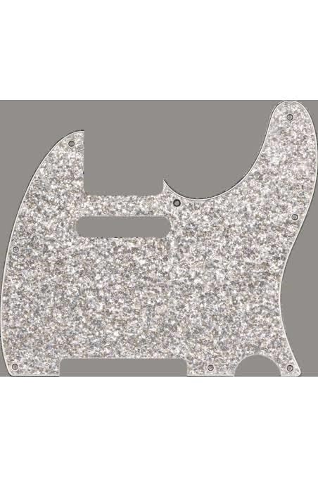 Fender Hybrid Glass Glitter Telecaster Silver Sparkle Pickguard