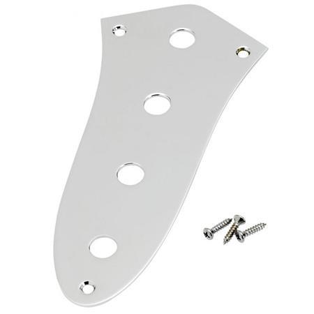 Fender Jazz Bass Control Plate 4-Hole Chrome Gitar Yedek Parça